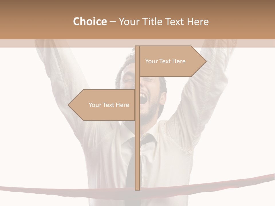 Success Occupation Aim PowerPoint Template