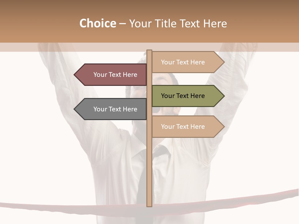 Success Occupation Aim PowerPoint Template