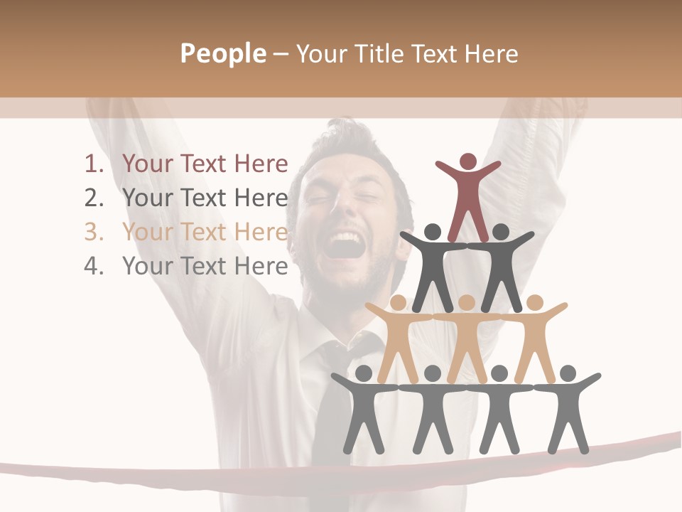 Success Occupation Aim PowerPoint Template