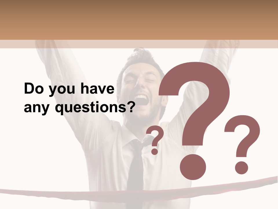 Success Occupation Aim PowerPoint Template