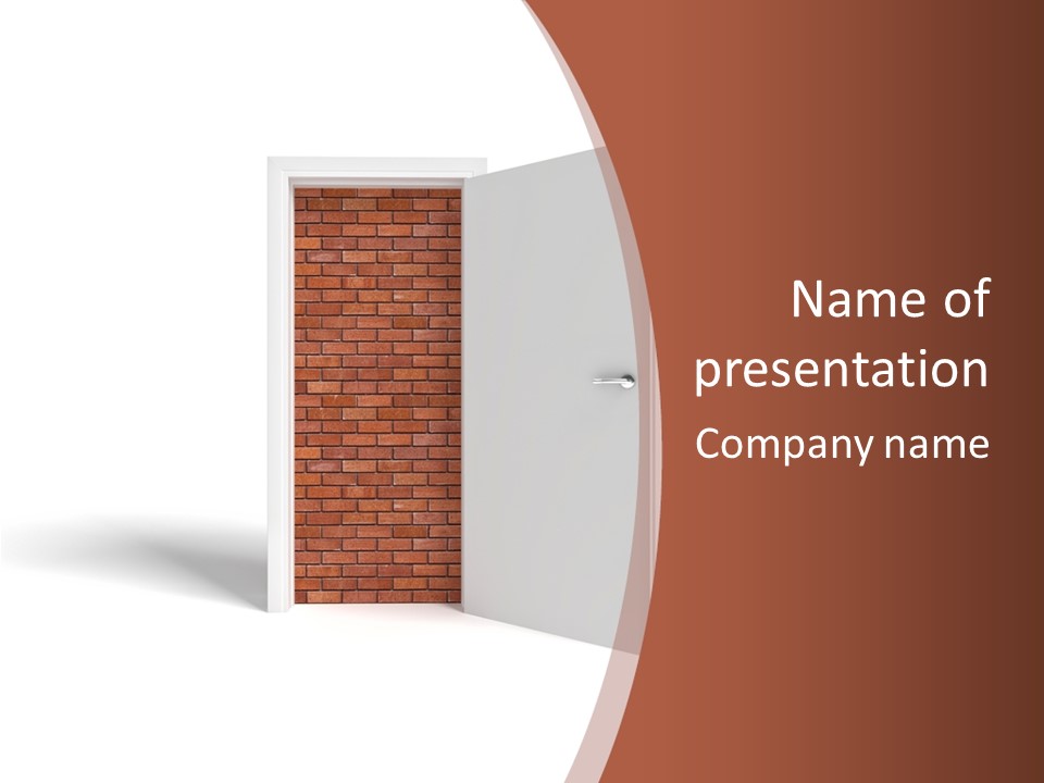 Concept Wall Abstract PowerPoint Template