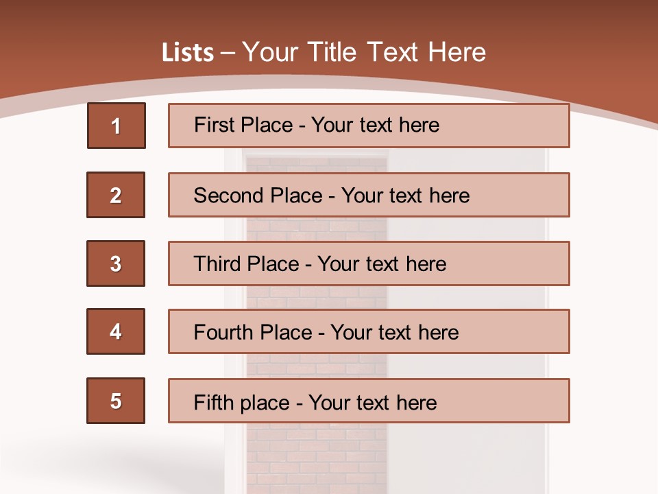 Concept Wall Abstract PowerPoint Template