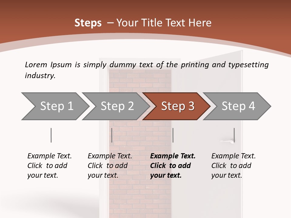 Concept Wall Abstract PowerPoint Template