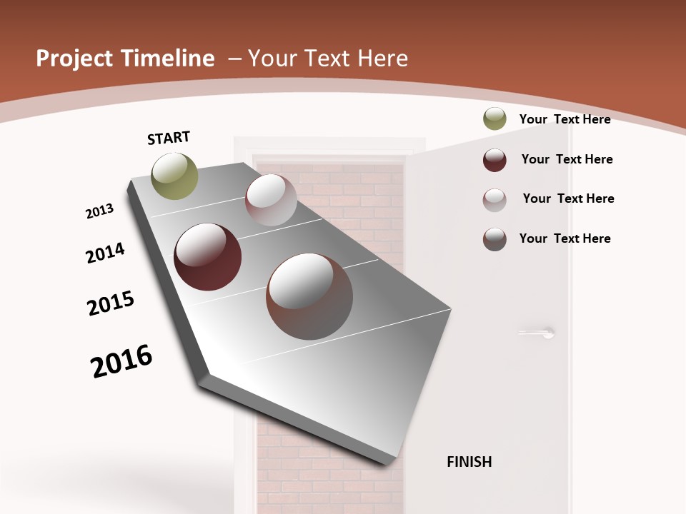 Concept Wall Abstract PowerPoint Template