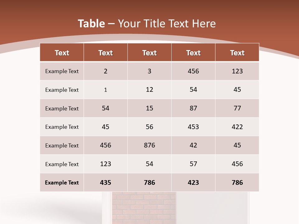 Concept Wall Abstract PowerPoint Template