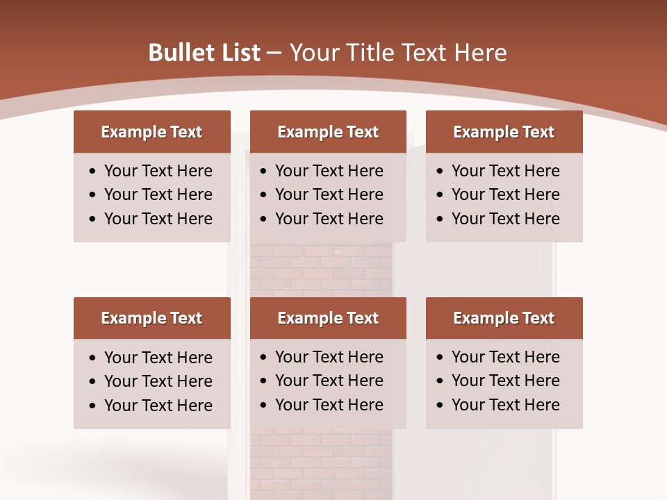 Concept Wall Abstract PowerPoint Template