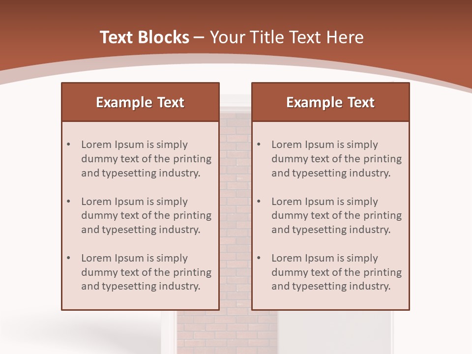 Concept Wall Abstract PowerPoint Template