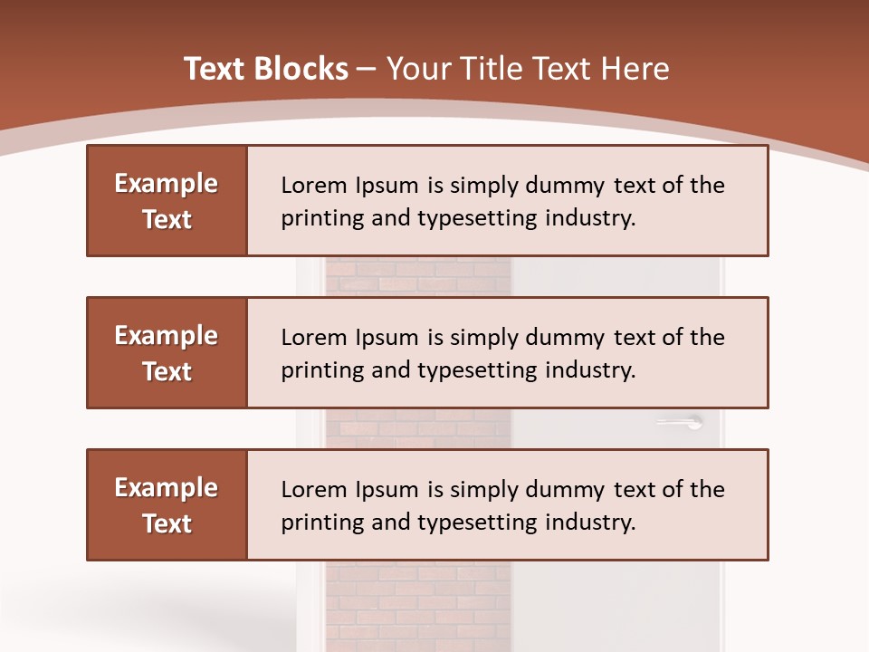 Concept Wall Abstract PowerPoint Template