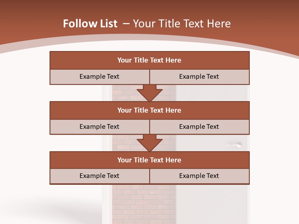 Concept Wall Abstract PowerPoint Template