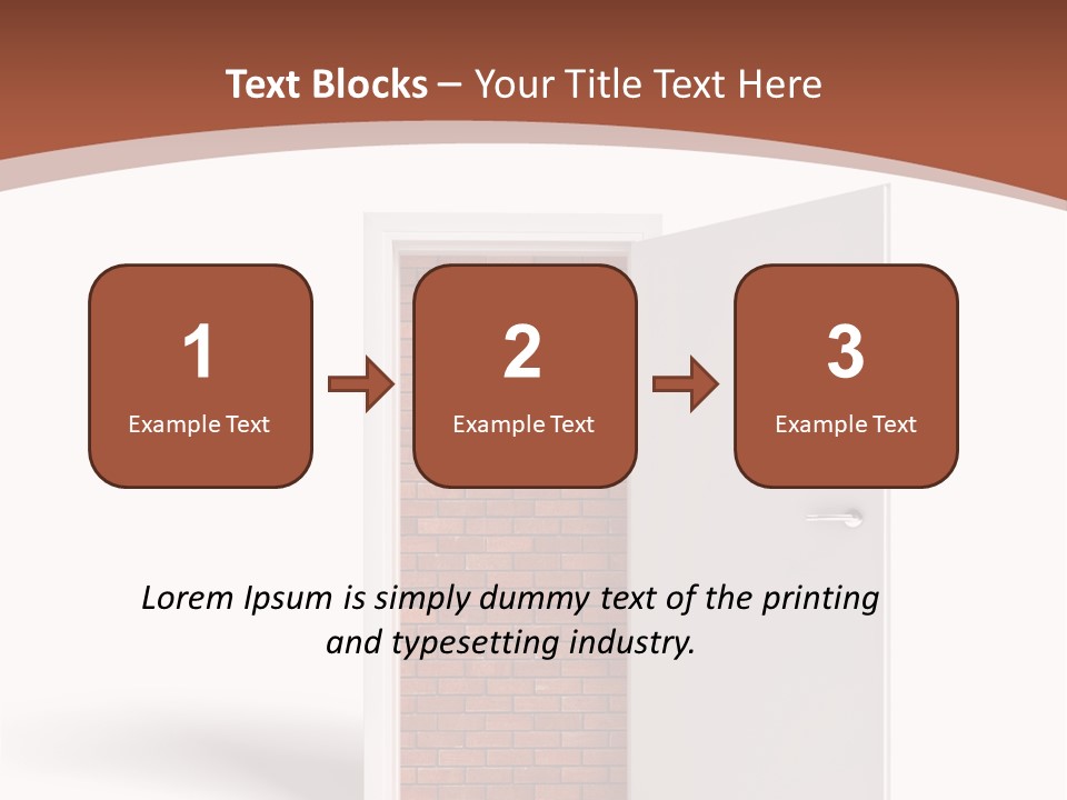 Concept Wall Abstract PowerPoint Template