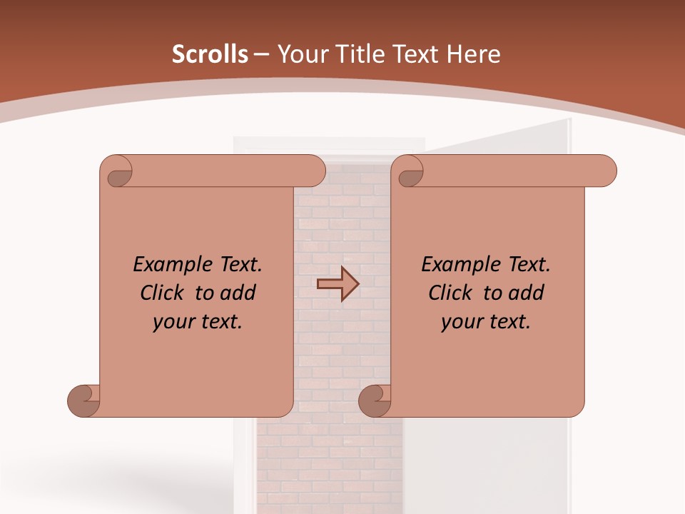 Concept Wall Abstract PowerPoint Template