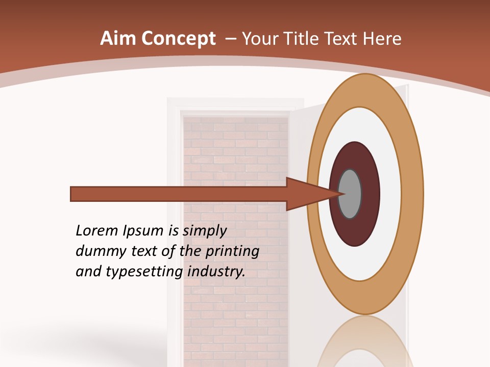 Concept Wall Abstract PowerPoint Template