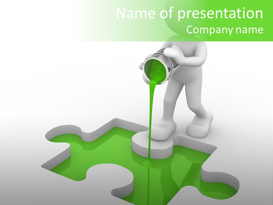 Solution Box Bucket PowerPoint Template