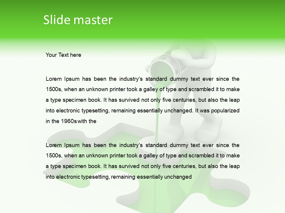 Solution Box Bucket PowerPoint Template