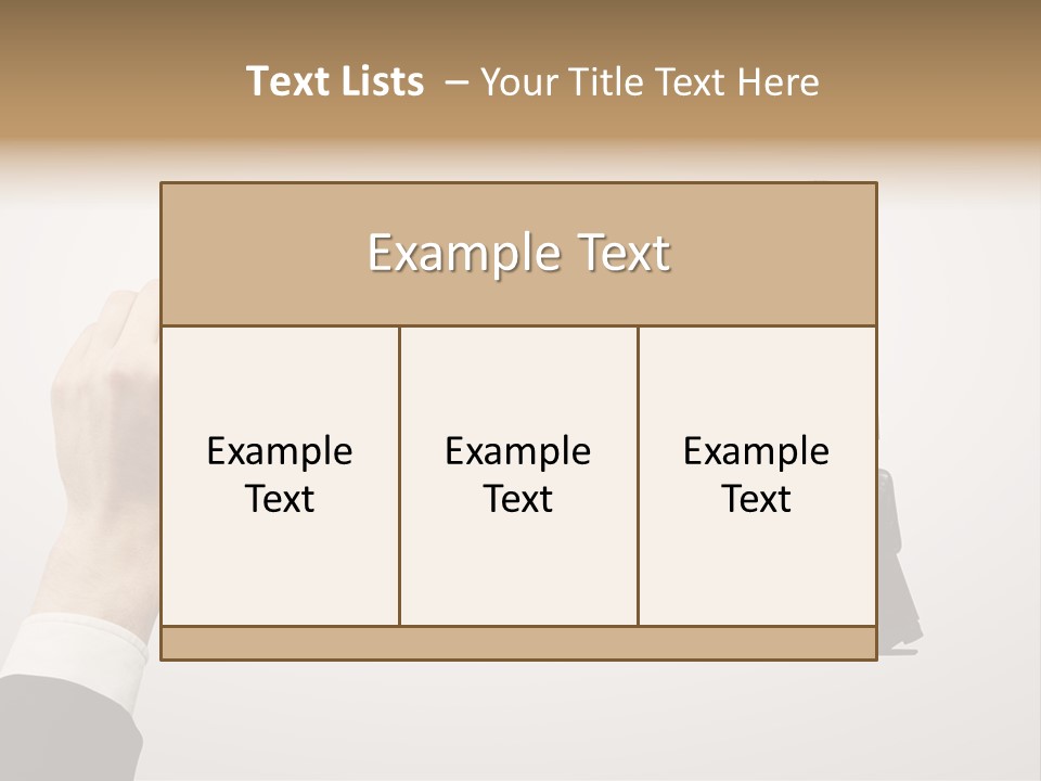 Transparent Sign Communications PowerPoint Template