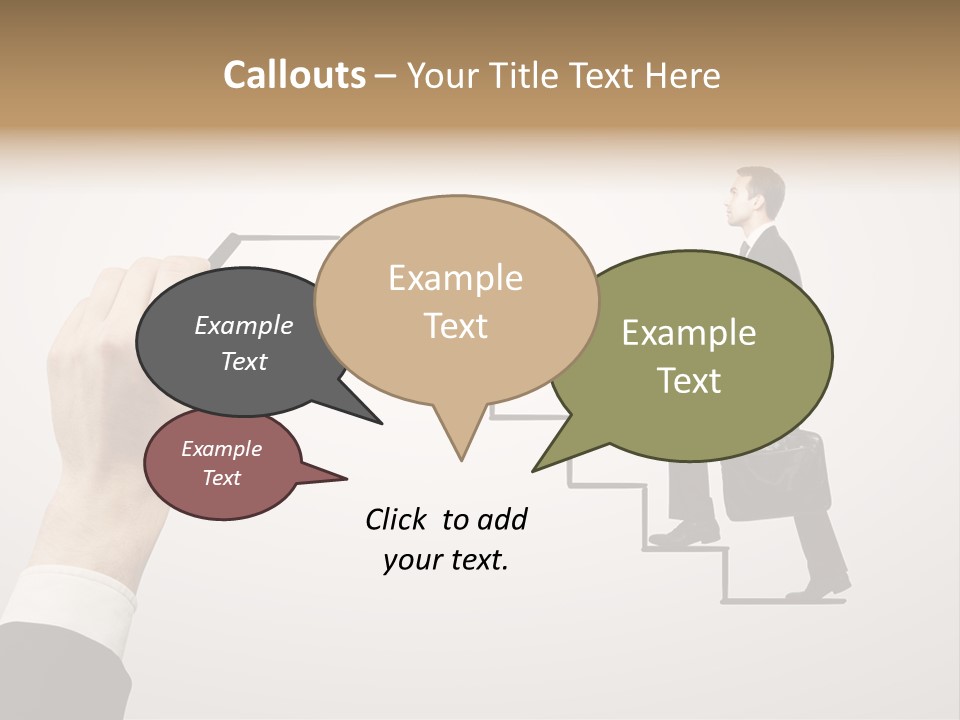 Transparent Sign Communications PowerPoint Template