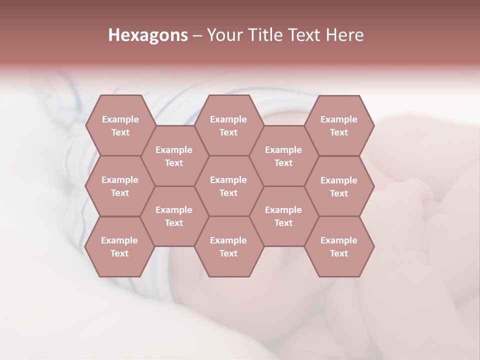 Innocence Caucasian White PowerPoint Template