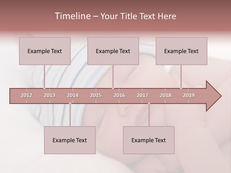 Innocence Caucasian White PowerPoint Template
