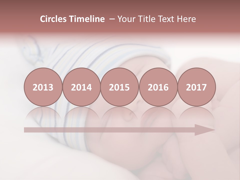 Innocence Caucasian White PowerPoint Template