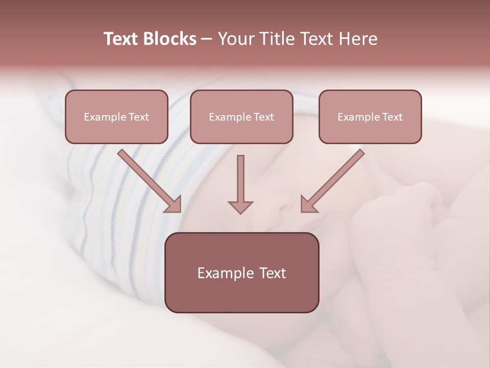 Innocence Caucasian White PowerPoint Template
