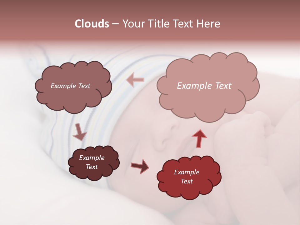 Innocence Caucasian White PowerPoint Template