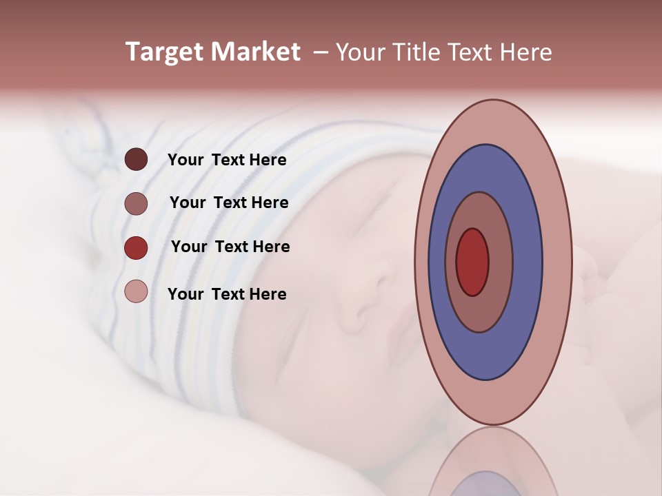 Innocence Caucasian White PowerPoint Template