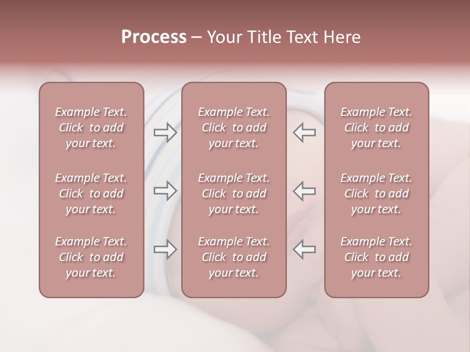 Innocence Caucasian White PowerPoint Template