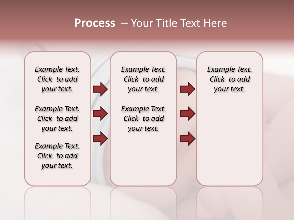 Innocence Caucasian White PowerPoint Template
