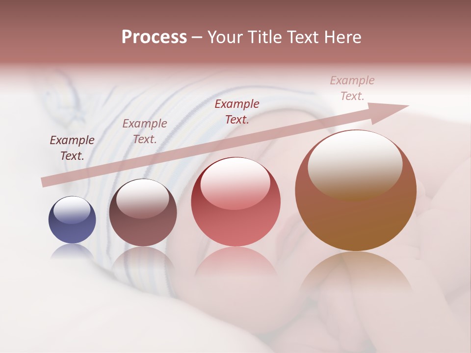 Innocence Caucasian White PowerPoint Template