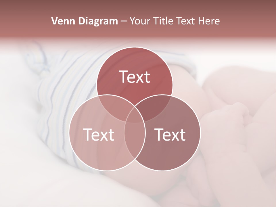 Innocence Caucasian White PowerPoint Template