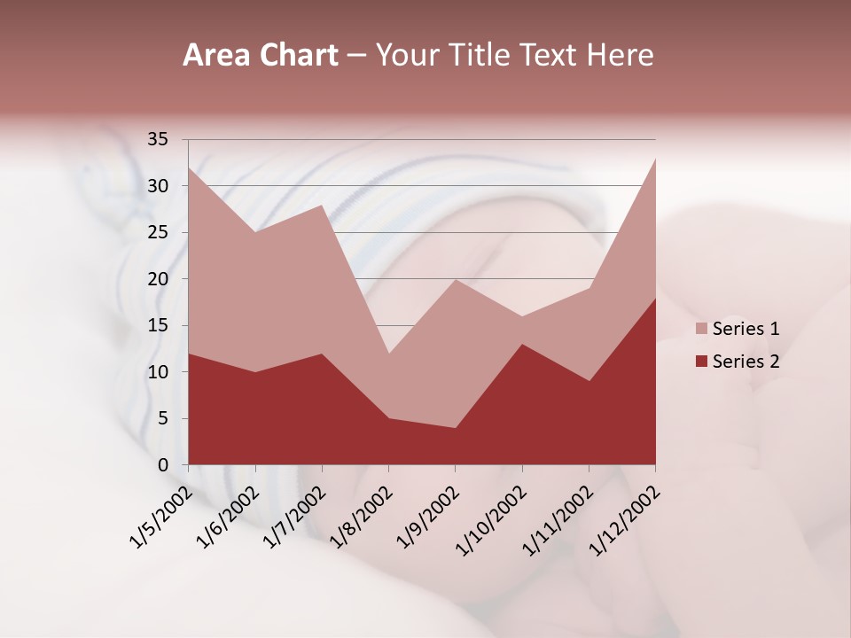 Innocence Caucasian White PowerPoint Template