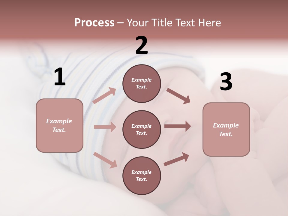 Innocence Caucasian White PowerPoint Template