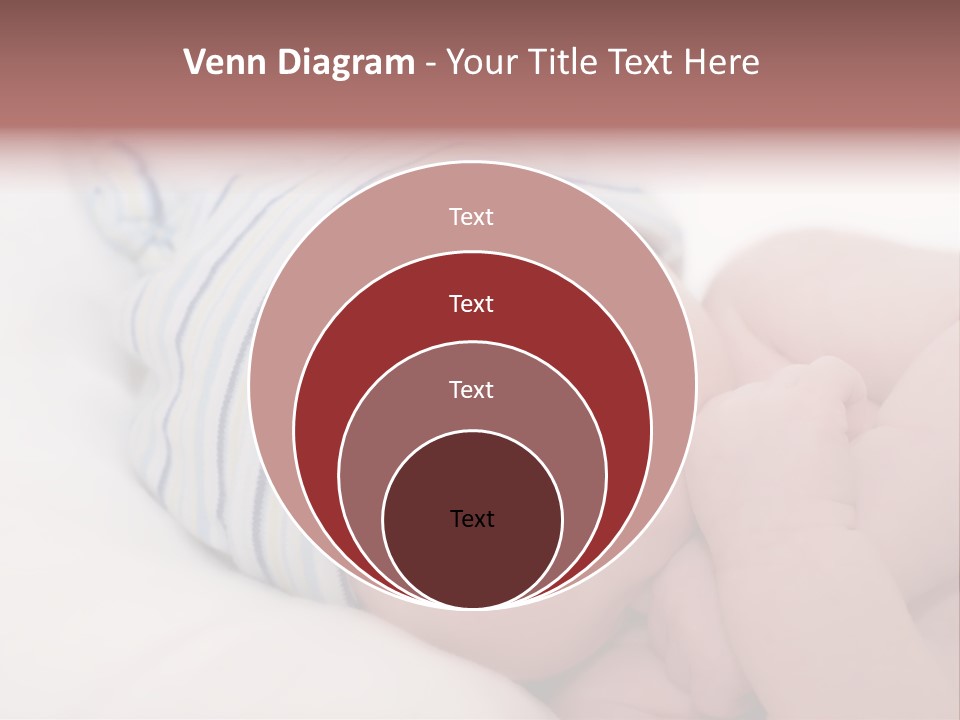 Innocence Caucasian White PowerPoint Template