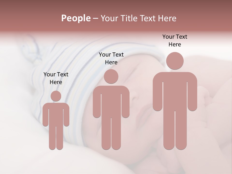 Innocence Caucasian White PowerPoint Template