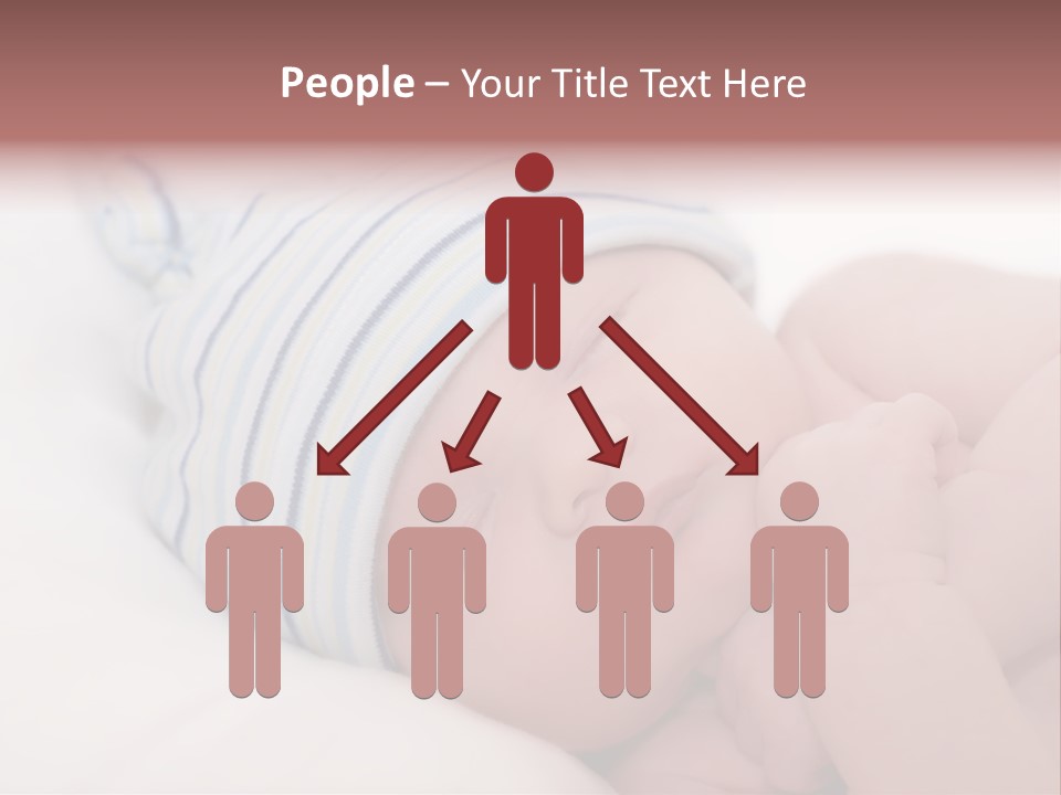 Innocence Caucasian White PowerPoint Template