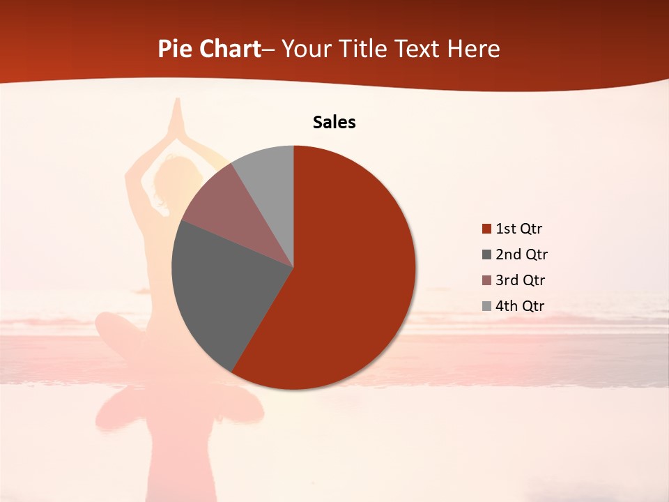 Sunset Spirituality Girl PowerPoint Template