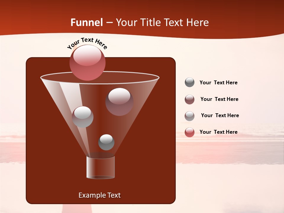 Sunset Spirituality Girl PowerPoint Template