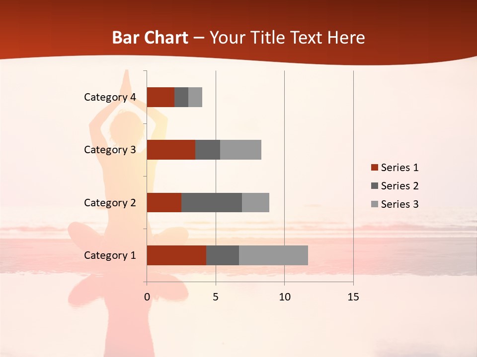 Sunset Spirituality Girl PowerPoint Template