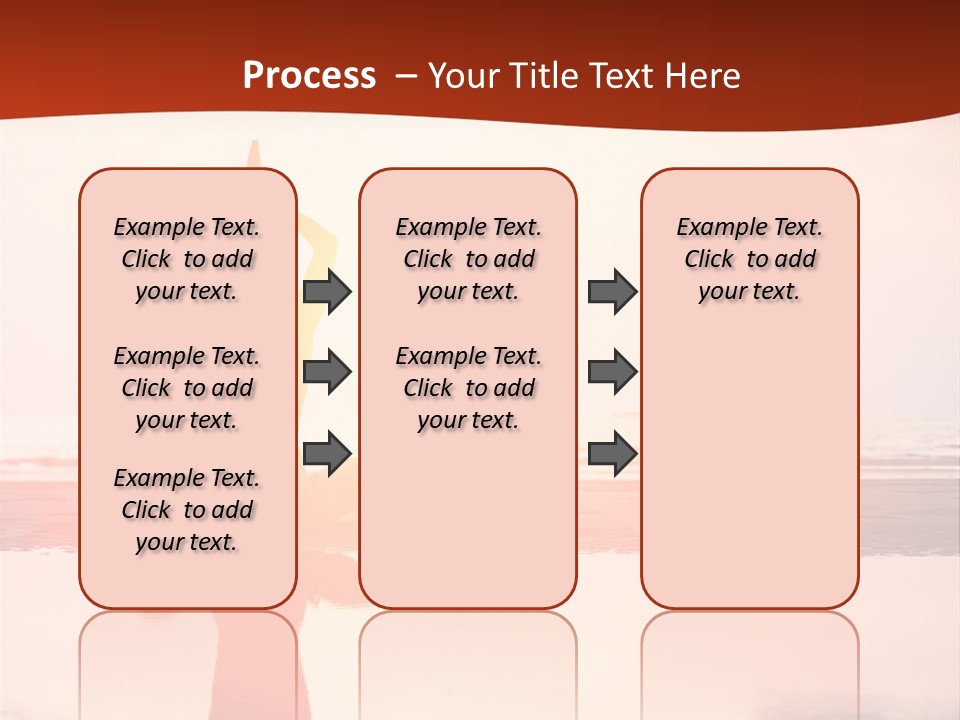 Sunset Spirituality Girl PowerPoint Template