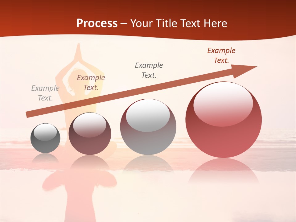 Sunset Spirituality Girl PowerPoint Template