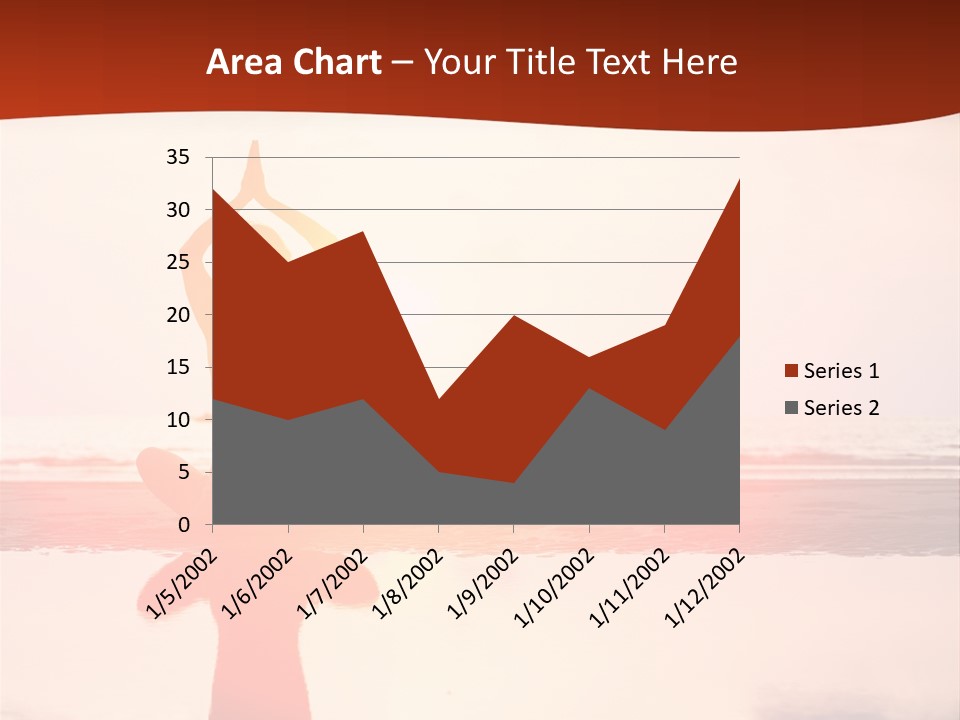 Sunset Spirituality Girl PowerPoint Template