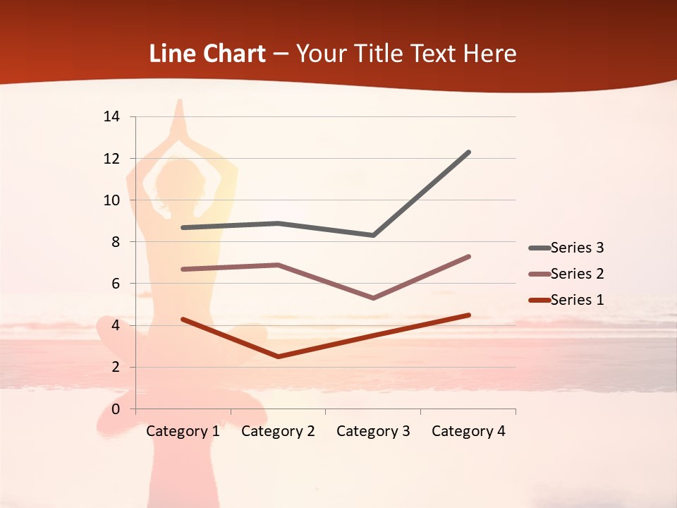Sunset Spirituality Girl PowerPoint Template