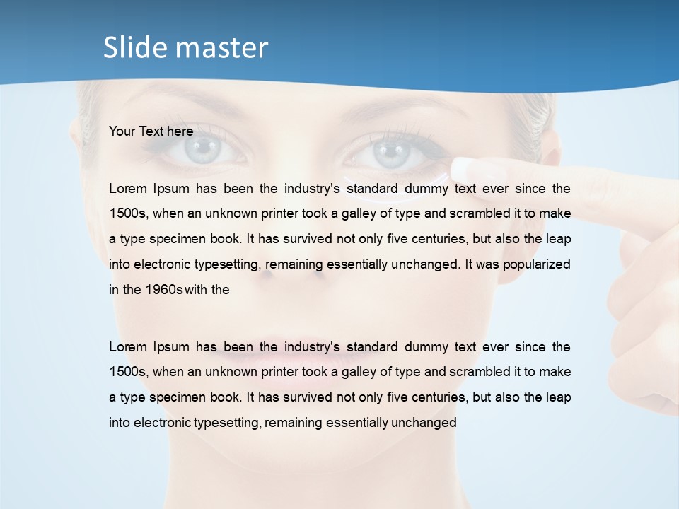 Clean Collagen Health PowerPoint Template