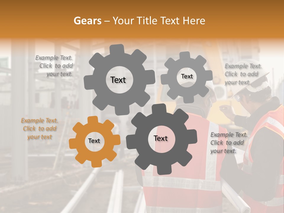 Foreman Maintenance Asian PowerPoint Template