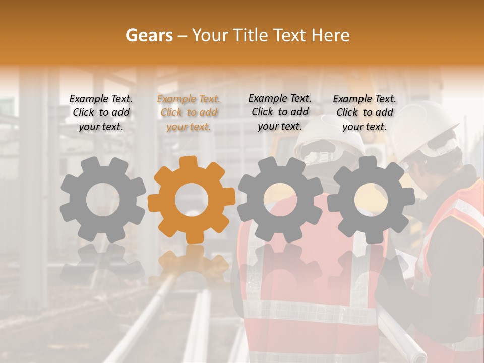 Foreman Maintenance Asian PowerPoint Template