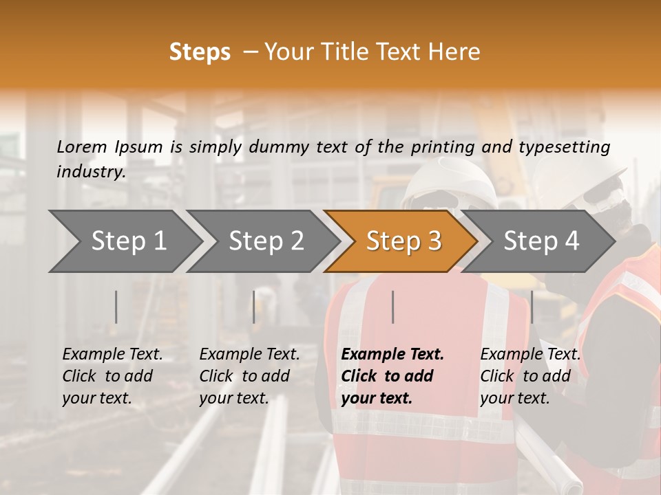 Foreman Maintenance Asian PowerPoint Template