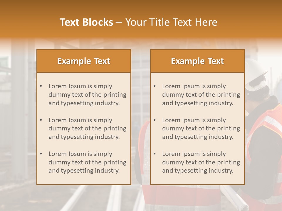 Foreman Maintenance Asian PowerPoint Template