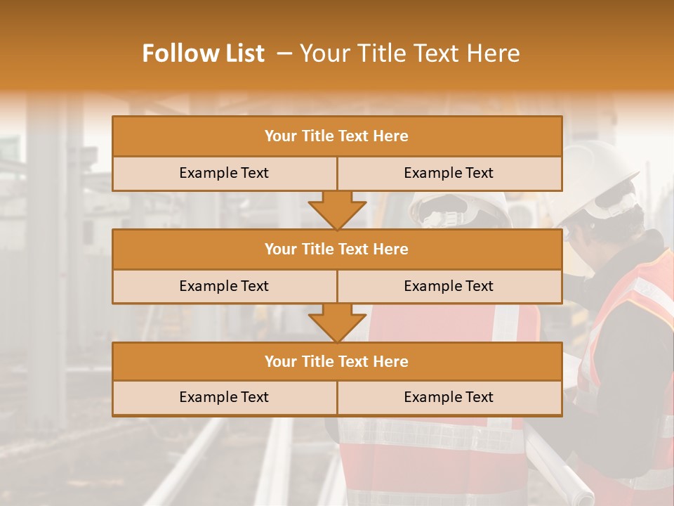 Foreman Maintenance Asian PowerPoint Template
