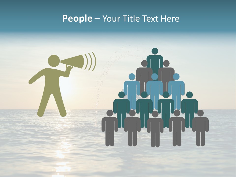 People Enjoyment Drops PowerPoint Template