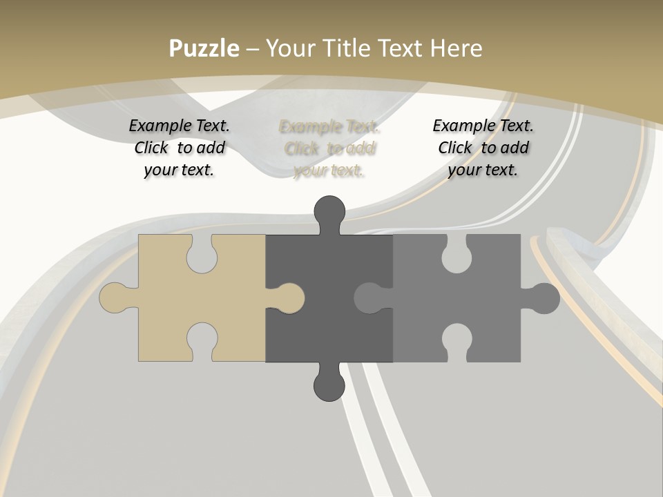 Curve Over Traffic PowerPoint Template